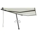 Auvent automatique sur pied 450x300 cm Crème