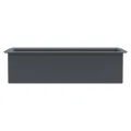 Boîtes à fleurs pour palettes euro 12 pcs Gris 36x13,5x9,5cm PP