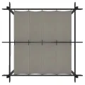Tonnelle de jardin avec toit rétractable 3x3 m Crème