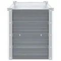 Lit surélevé de jardin Acier galvanisé 100x40x45 cm Gris