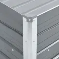 Lit surélevé de jardin Acier galvanisé 100x40x45 cm Gris