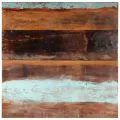 Dessus de table carré 80x80 cm 25-27 mm Bois de récupération
