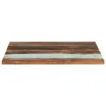 Dessus de table carré 80x80 cm 25-27 mm Bois de récupération
