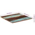 Dessus de table carré 80x80 cm 25-27 mm Bois de récupération