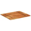 Dessus de table rectangulaire 70x80 cm 25-27 mm Bois récupéré