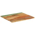Dessus de table rectangulaire 70x80 cm 25-27 mm Bois récupéré