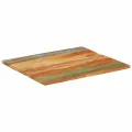 Dessus de table rectangulaire 70x80 cm 25-27 mm Bois récupéré