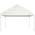 Belvédère avec toit blanc 15,61x4,08x3,22 m polyéthylène
