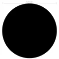 Couverture de piscine Noir 527 cm PE