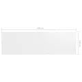 Écran de balcon Blanc 120x400 cm Tissu Oxford