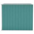 Abri de jardin mural Vert 118x194x178 cm Acier galvanisé