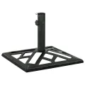 Socle de parasol Vert 44x44x31 cm Fonte