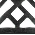 Socle de parasol Vert 44x44x31 cm Fonte