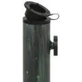 Socle de parasol Vert 44x44x31 cm Fonte