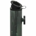 Socle de parasol Vert 44x44x31 cm Fonte