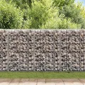 Mur en gabion avec couvercles Acier galvanisé 150x60x100 cm
