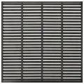 Clôture à persiennes WPC 180x180 cm gris foncé