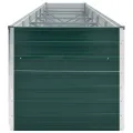 Lit surélevé de jardin Acier galvanisé 480x80x77 cm Vert