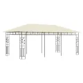 Belvédère avec moustiquaire 6x3x2,73 m Crème