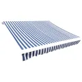 Toile d'auvent Bleu et blanc 350x250 cm