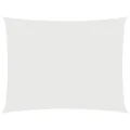 Voile de parasol tissu oxford rectangulaire 4x5 m blanc