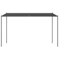 Belvédère anthracite 4x4 m 180 g/m² tissu et acier