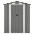 Abri de jardin Gris clair 192x108x223 cm Acier galvanisé