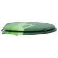 Siège de toilette avec couvercle MDF Vert Gouttes d'eau