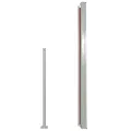 Auvent latéral rétractable de patio 160x300 cm Marron