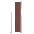 Auvent latéral rétractable de patio 160x300 cm Marron