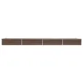 Lit surélevé de jardin Acier galvanisé 600x80x45 cm Marron