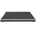 Auvent pliable manuel 600 cm Anthracite