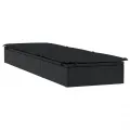 Transat 1 pc avec table noir résine tressée