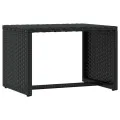 Transat 1 pc avec table noir résine tressée