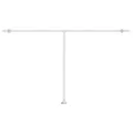 Auvent automatique capteur de vent/LED 500x300cm Jaune et blanc