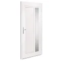 Porte d'entrée anthracite 98x208 cm PVC