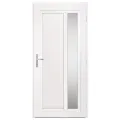 Porte d'entrée anthracite 98x208 cm PVC