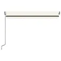 Auvent automatique avec capteur de vent et LED 450x300 cm Crème
