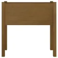 Jardinière Marron miel 70x31x70 cm Bois de pin massif