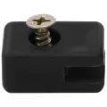 Ensemble de 100 supports de fil de clôture avec vis Anthracite
