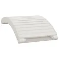 Chaise longue blanc 184x55x64 cm bois massif d'acacia