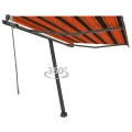 Auvent automatique sur pied 300x250 cm Orange/marron