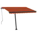 Auvent automatique sur pied 300x250 cm Orange/marron