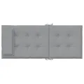 Coussins de chaise à dossier haut lot de 6 gris tissu oxford