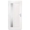 Porte d'entrée Blanc 98x208 cm PVC