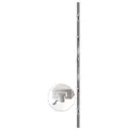 Porte d'entrée Blanc 98x208 cm PVC