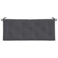 Coussins de banc de jardin lot de 2 anthracite tissu Oxford