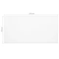 Protecteur de table mat 180x90 cm 2 mm PVC