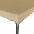 Chapiteau Taupe 3x3 m Aluminium et acier