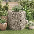 Lit surélevé à gabion hexagonale 100x90x100 cm